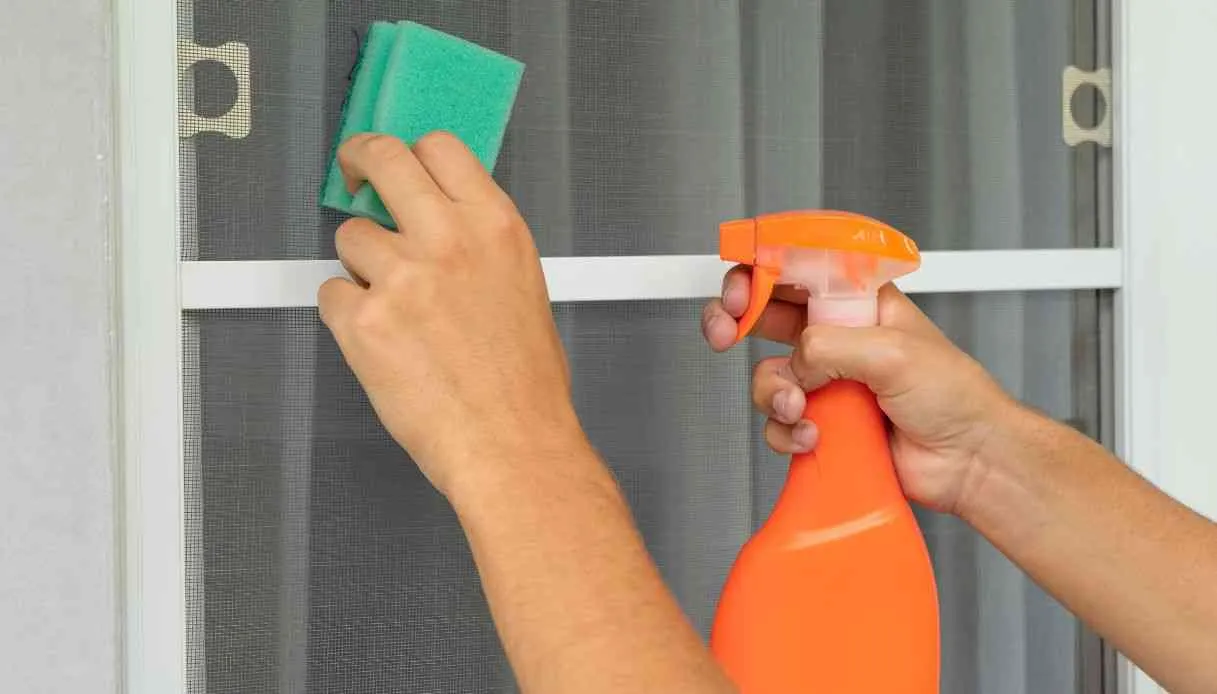 come pulire le zanzariere