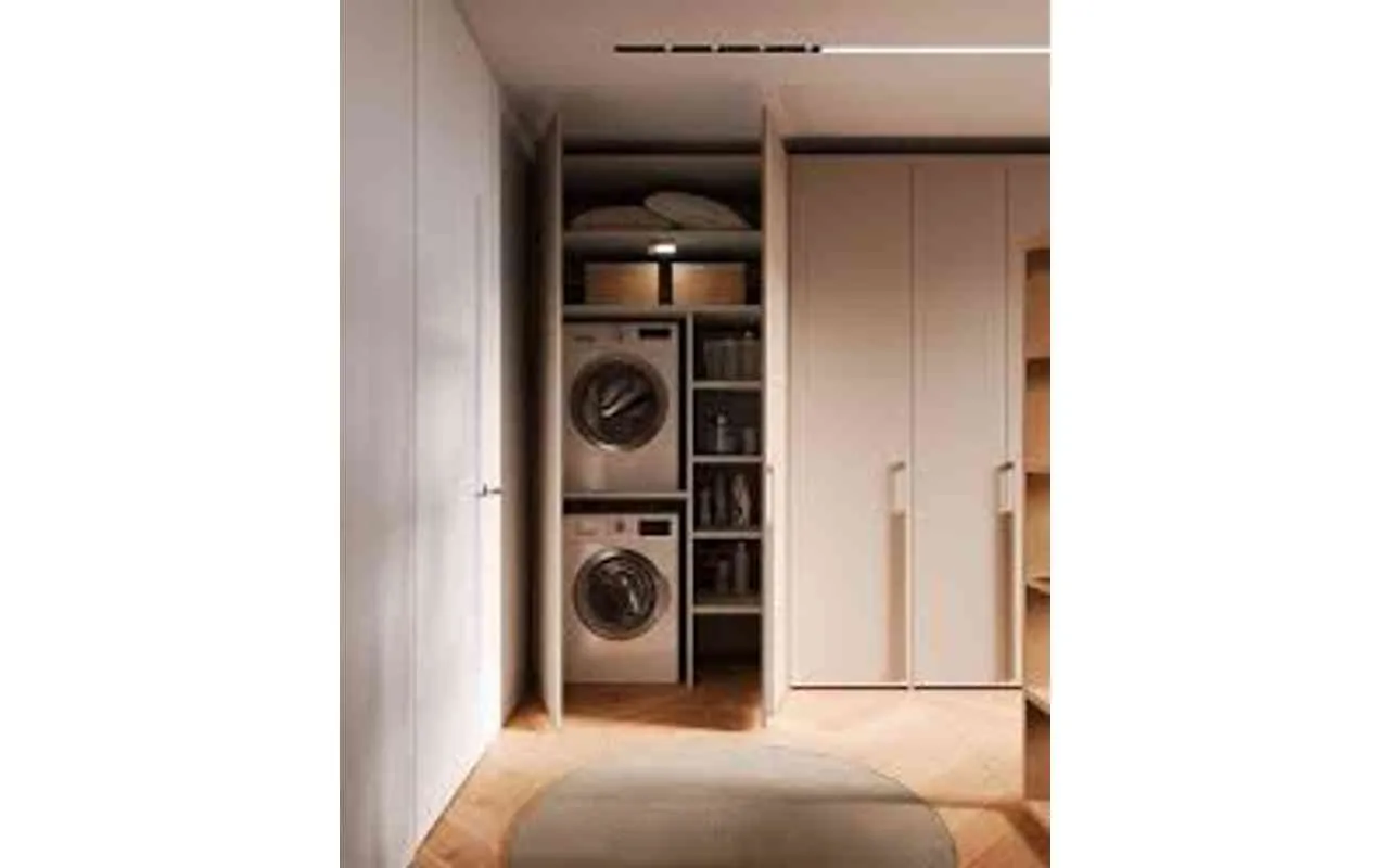 riorganizza piccoli spazi lavanderia