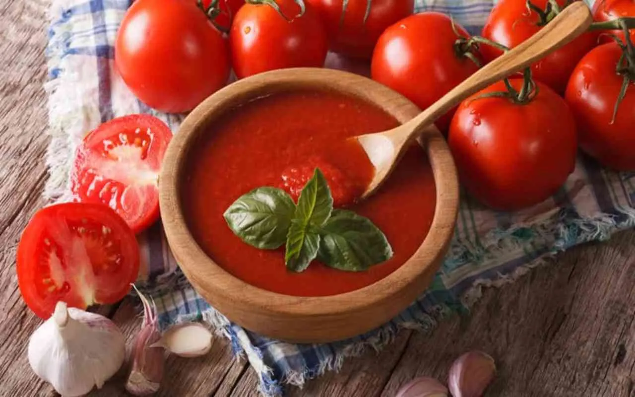 Salsa di pomodoro senza che faccia male
